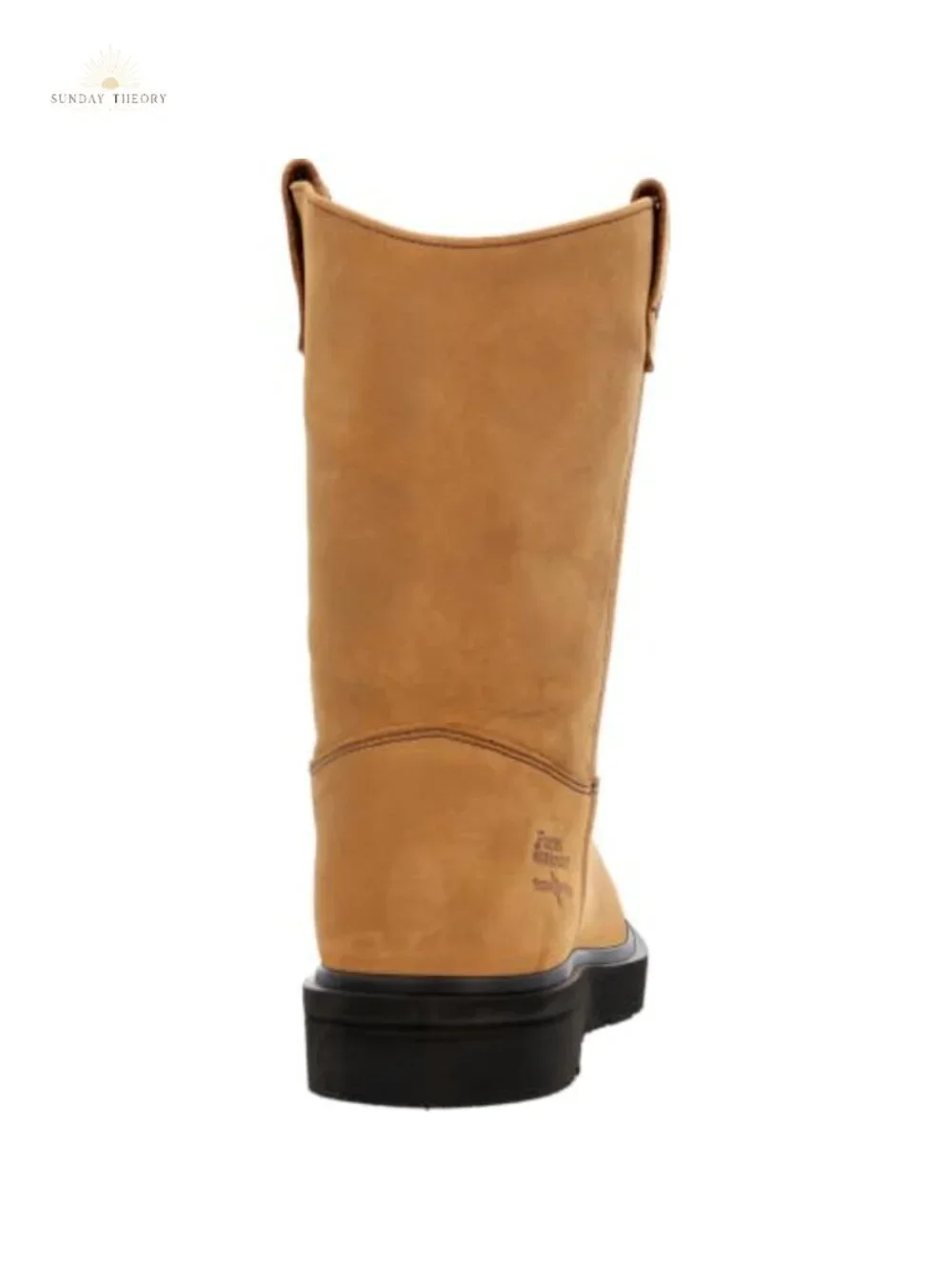 Leather Pull-On Work Boots Steel Shank Comfort Core 11